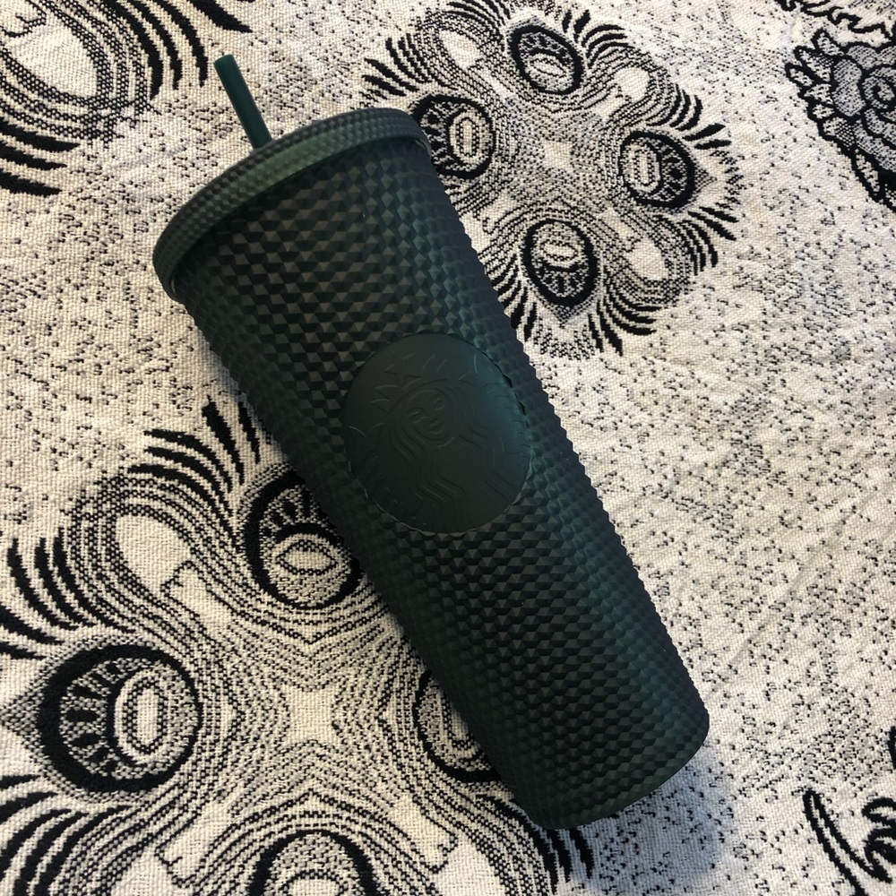 🤍NEW🤍Set Starbucks 2022 Dart Green Studded Tumblers Venti, Grande & KeyChain - Picture 2 of 16